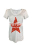 Ladies DBA V Neck Tee Shirt