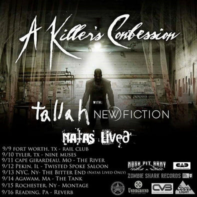 Dirtbag Endorsed Artists "NATAS LIVED" announce tour with A Killer's Confession