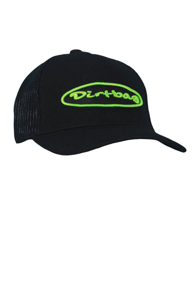 CLASSIC - Black Curved Bill Trucker Hat