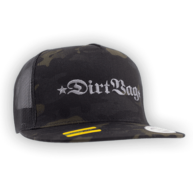 BADASS - Core - Flat Bill Trucker Hat (Camo)