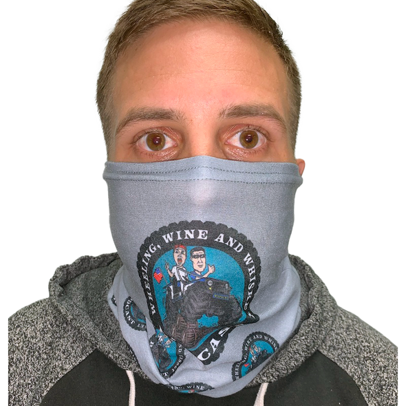Wheeling Wine and Whiskey - Neck Gaiter