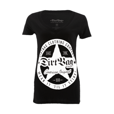 SHERIFF - Dirtbag Women's V Neck Shirt