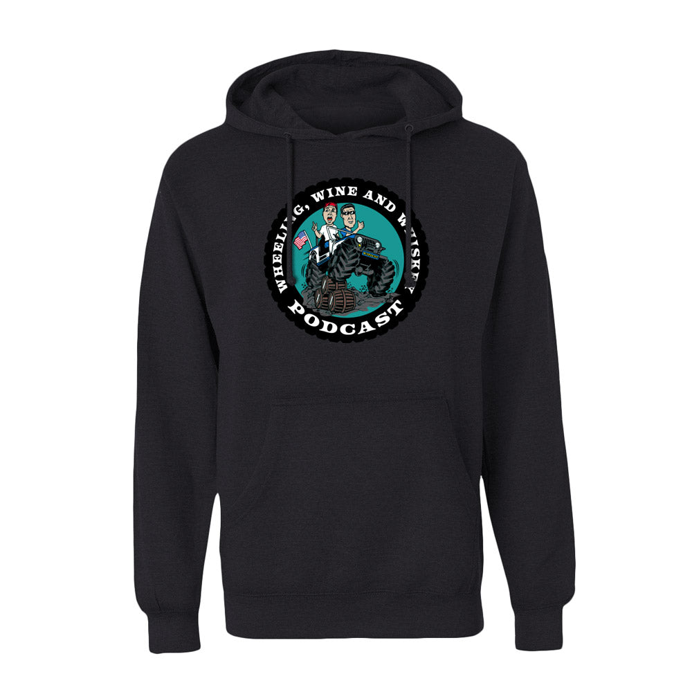 Wheeling Wine and Whiskey - Pullover Hoodie – Dirtbag Clothing